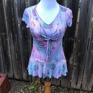 Tie Die Summer Top Anthropologie